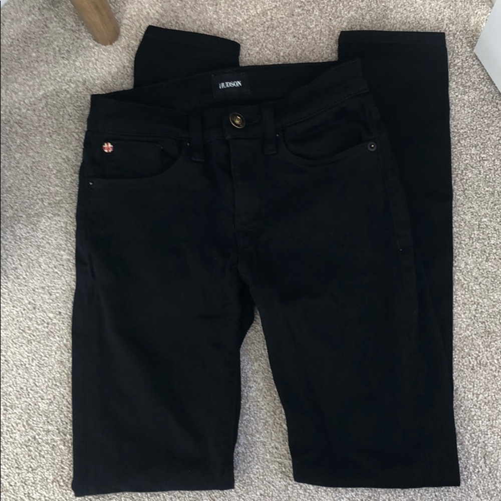 Hudson skinny jeans- black size 24